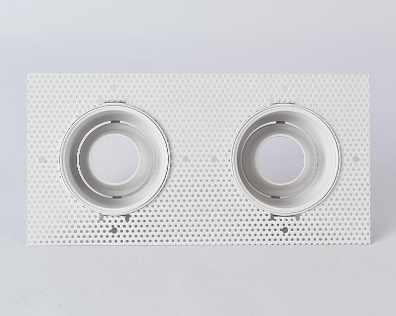 2-Head Trimless Downlight Frame_led