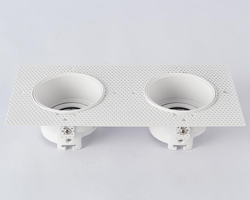 2-Head Trimless Downlight Frame_led