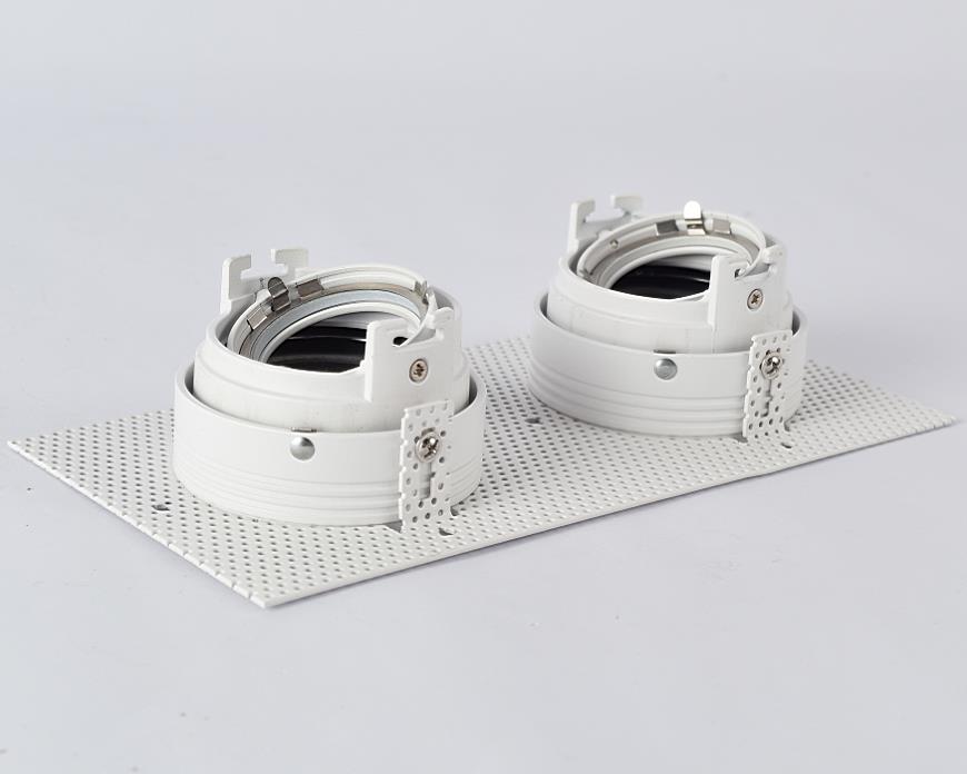 2-Head Trimless Downlight Frame_led