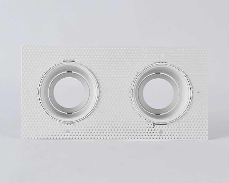 2-Head Trimless Downlight Frame_led